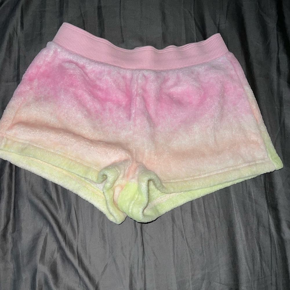 PINK Pink & Yellow Soft Pajama Shorts